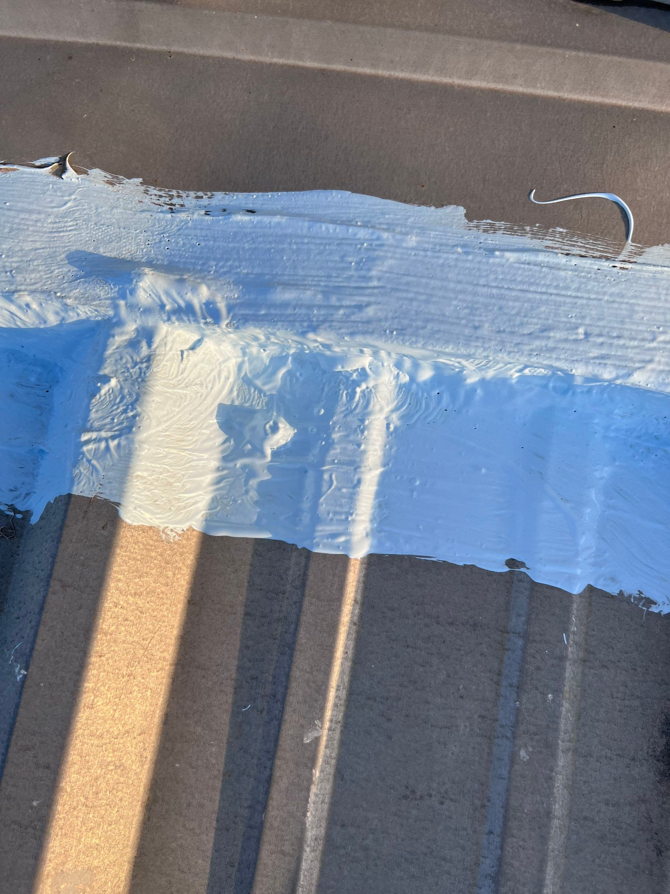 Hail Damage using Metal by Roof Repair Company