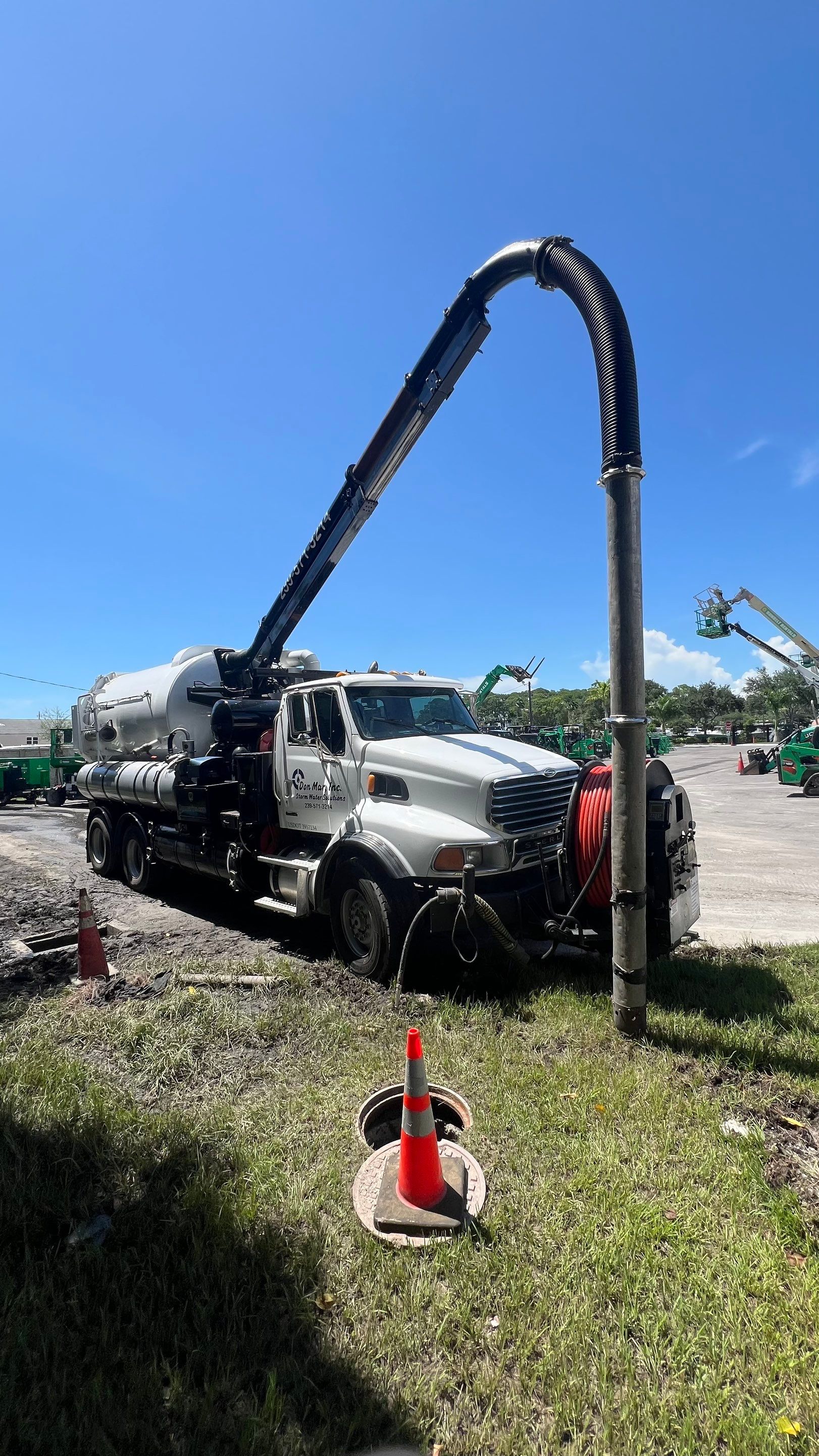 Naples Sunbelt Stormwater Catch Basin Cleaning by APS Power & Water