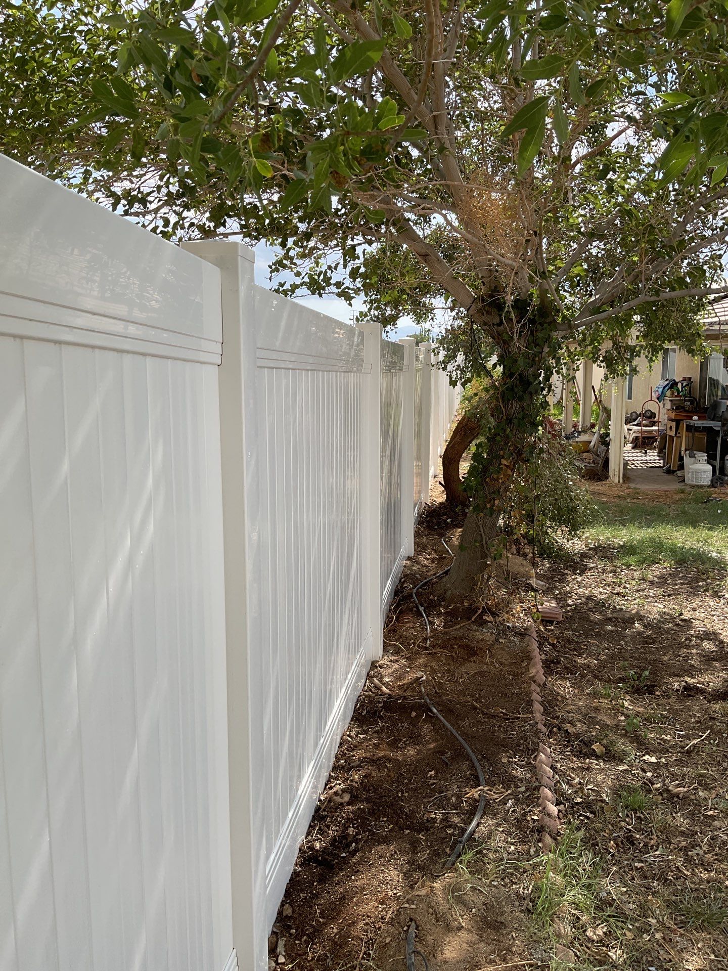 Fence Repair using Vinyl by Fence Guys Inc. 