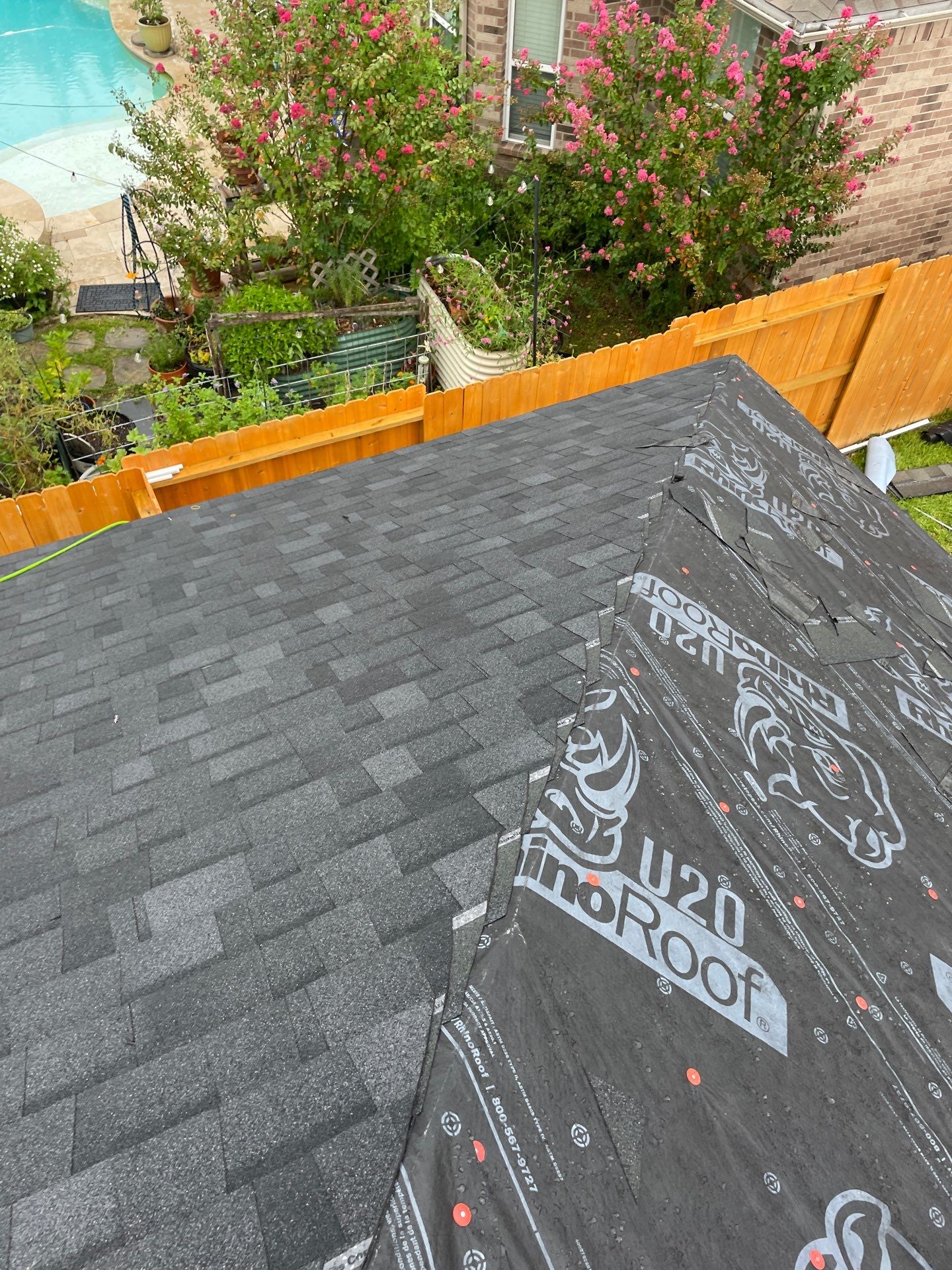 Residential Roofing Installation using Owen's Corning Duration (Lifetime) Shingles by Roof Repair Company
