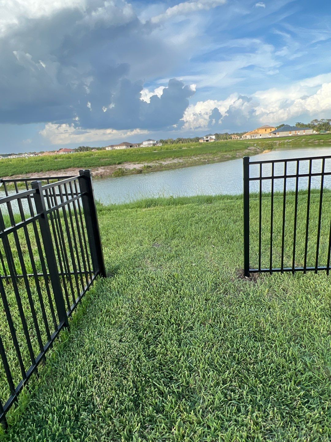 Parrish, FL  Black 3 Rail Aluminum Fence Installation by Asap fence and gates, LLC