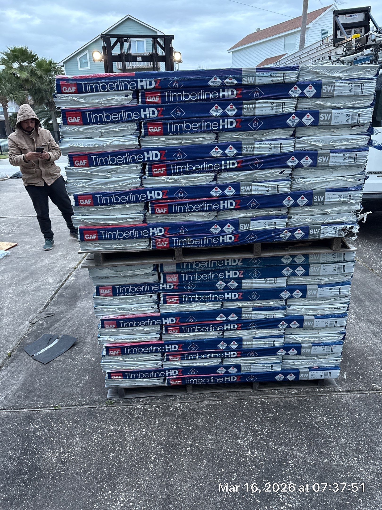 Residential Roof Replacement using GAF HDZ SLATE by Elite Roofing LLC