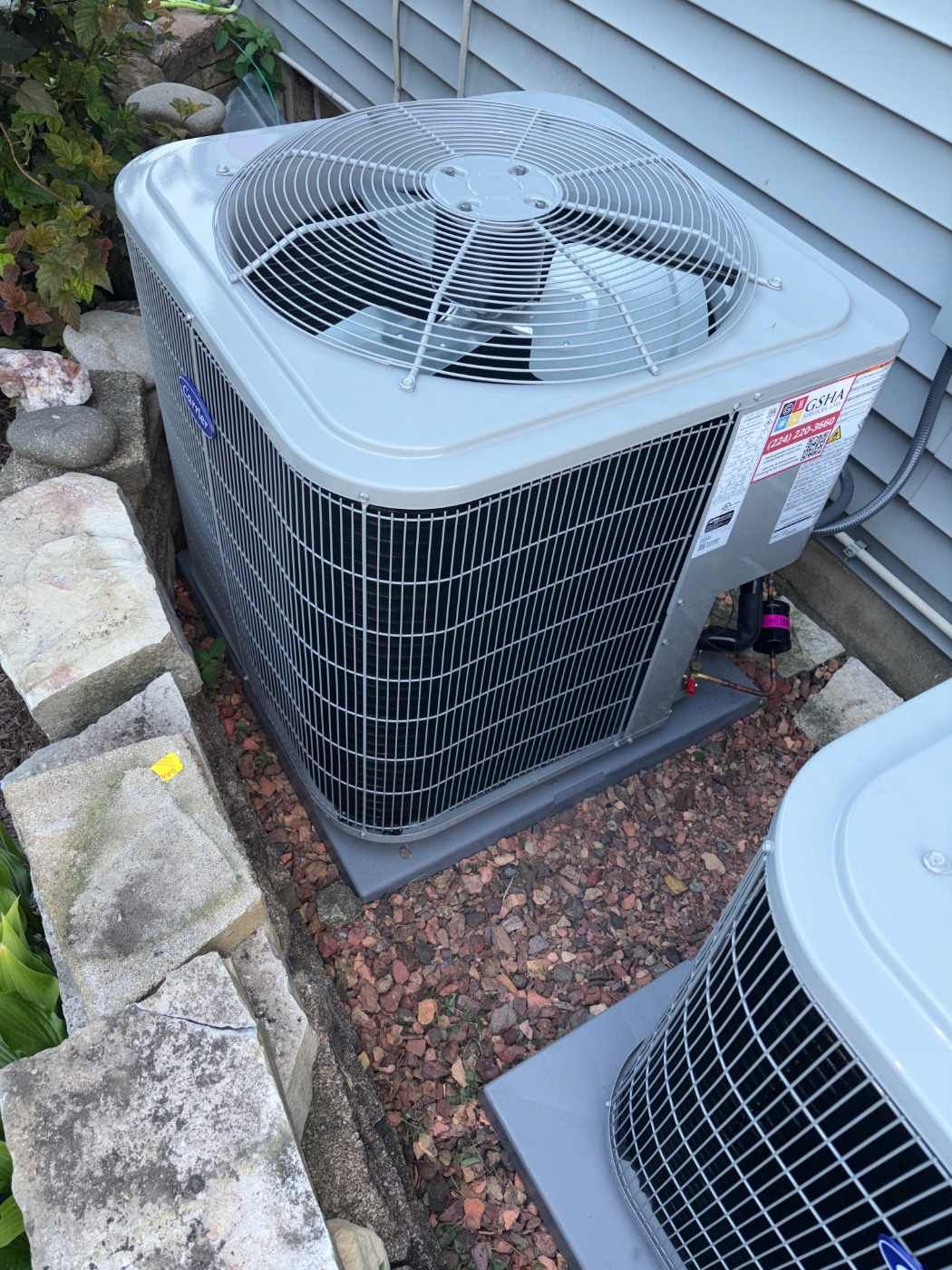Carrier Performance 96 Furnace & Twin Comfort 14 Air Conditioner Installation – Ingleside, IL | GSHA Services, LTD by GSHA Services LTD