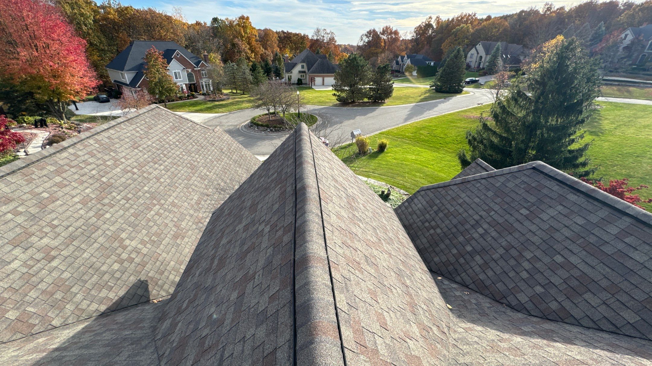 Roof Replacement using CertainTeed Landmark Moire Black by 180 Contractors