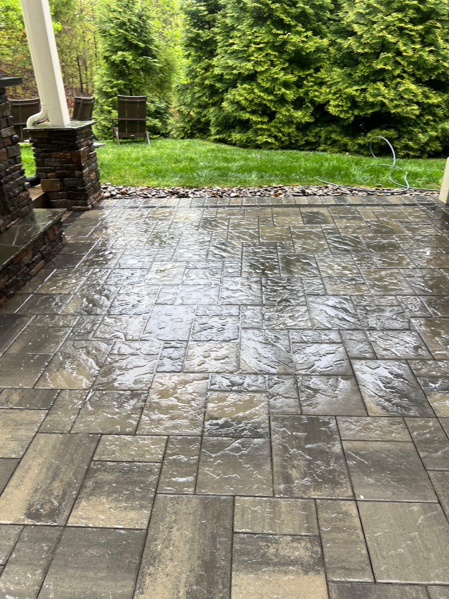 Pavers using Concrete Sealant by DuraSeal