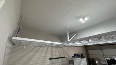 Josh H. Upgraded his storage with overhead racks