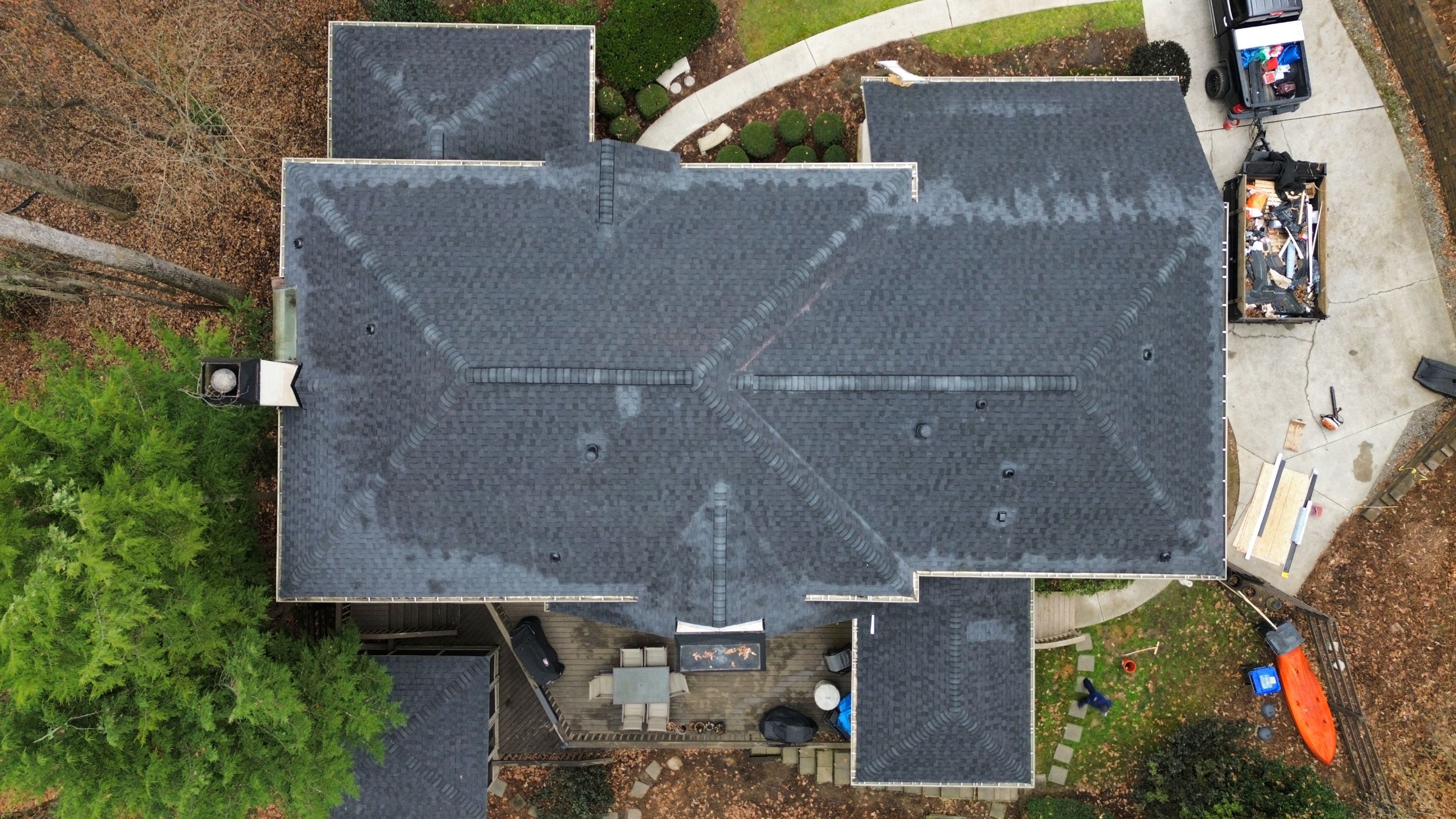 Roswell, GA Roof Replacement CertainTeed Landmark Moire Black by Reset Roofing