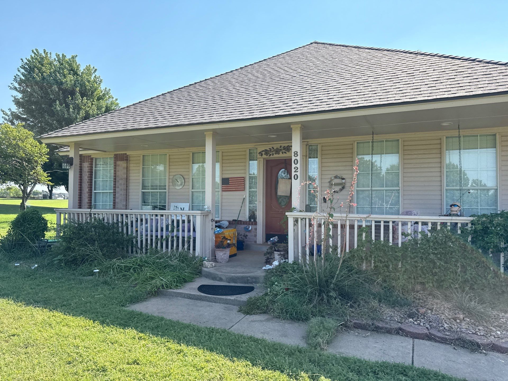 roof replacement & gutter installation in Edmond by McCann's Roofing and Construction