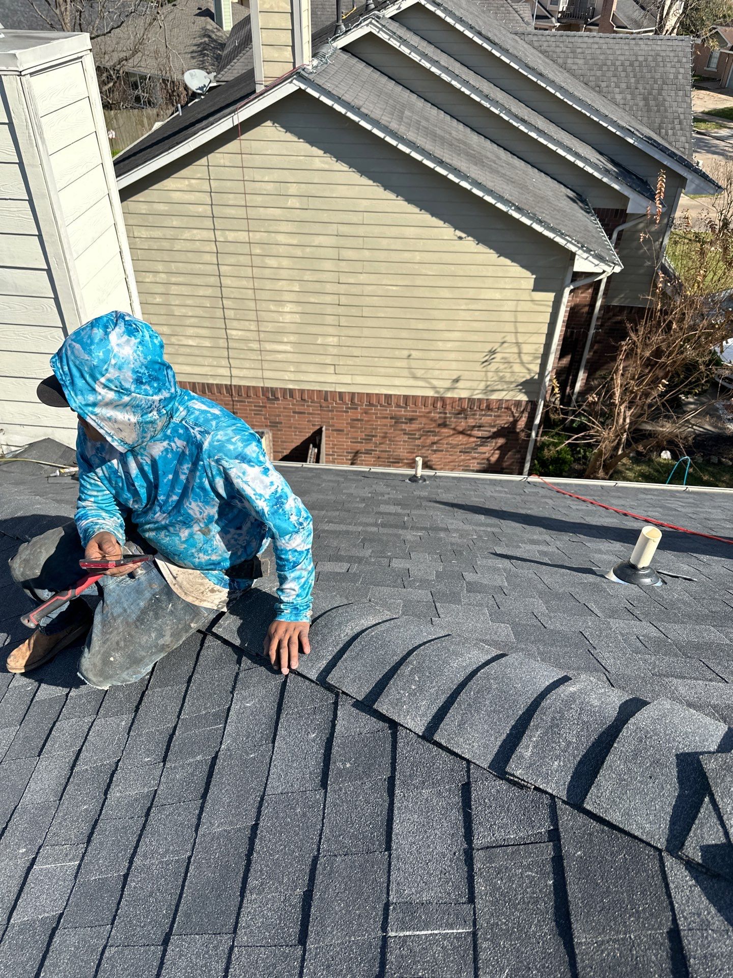 Project in Katy by Motion Roofing