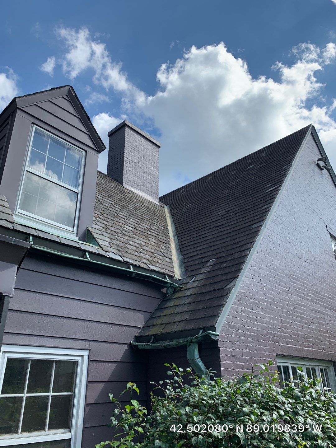 Slate Roof Removal using Atlas Storm Master Slate by Total Exteriors