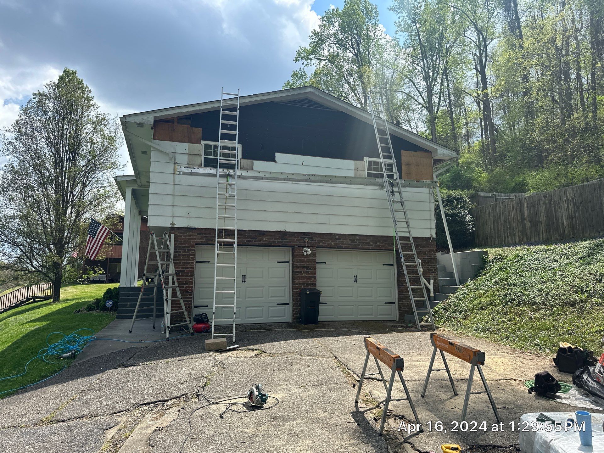 Siding Installation using James Hardie by Fahey Roofing + Contracting