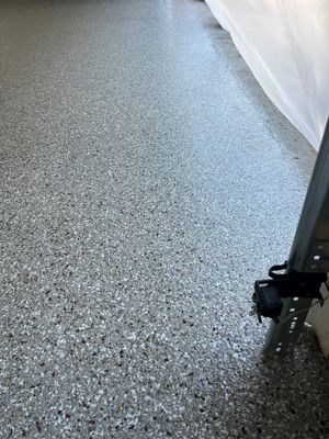 Garage Floor Coating using Creekbed