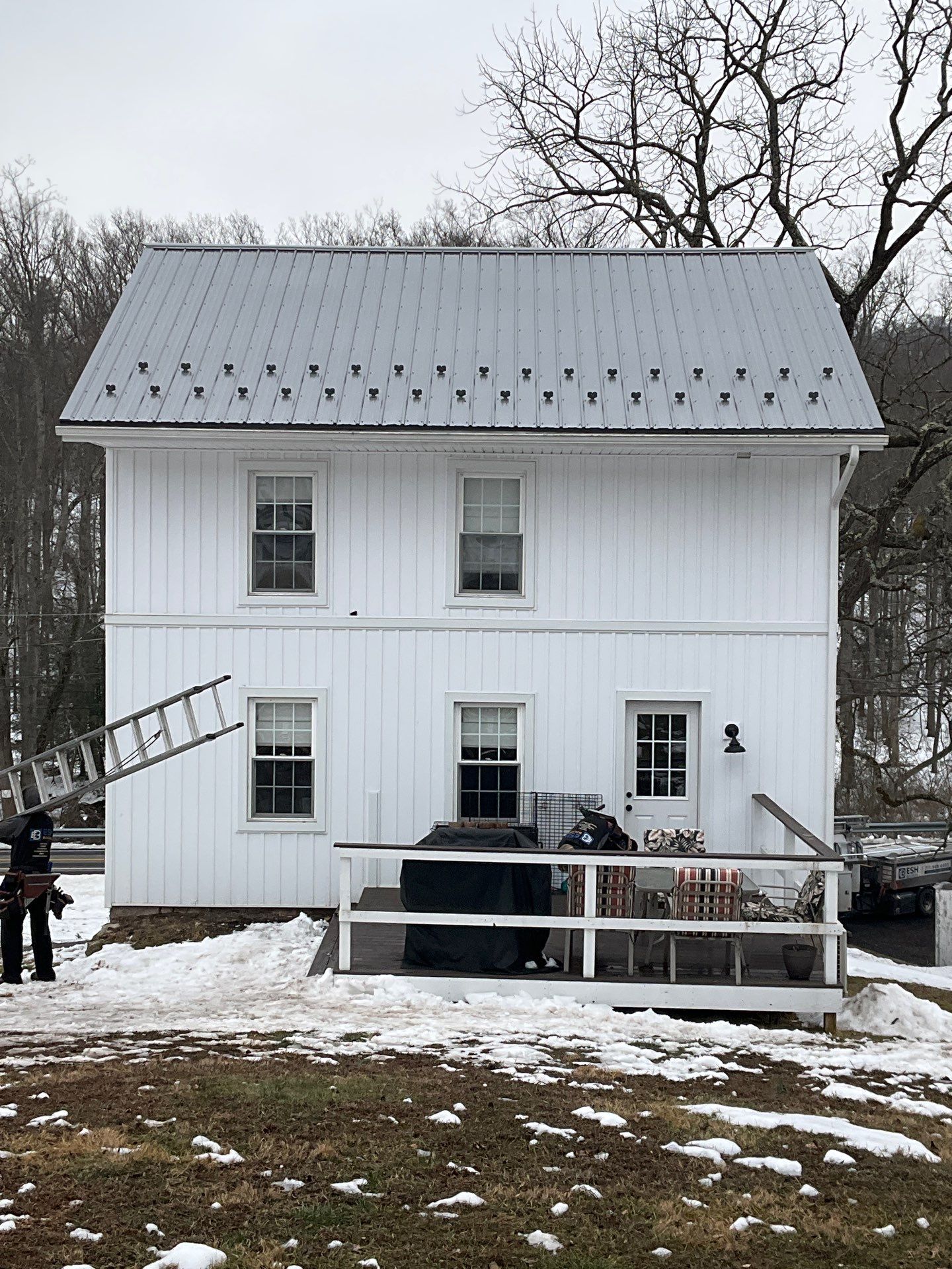 AB Martin Metal Roof Installation – Charcoal by Esh Builders