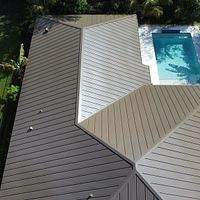 24ga 1" Nail-Strip Medium Bronze  by Total Roofing System The Metal Roof Experts