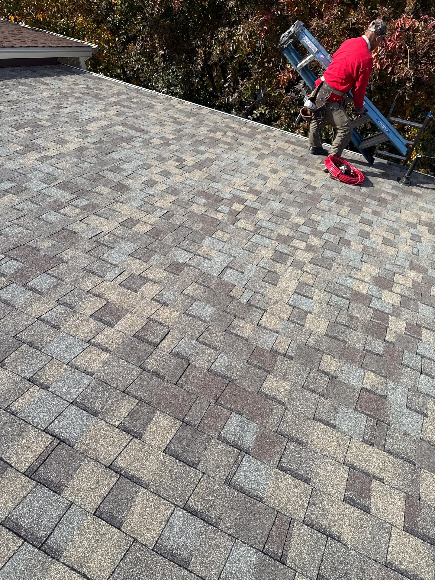 Alexandria : Residential Roof Replacement with CertainTeed Landmark Pro in Max Def Weathered Wood by RM Banning, Inc.
