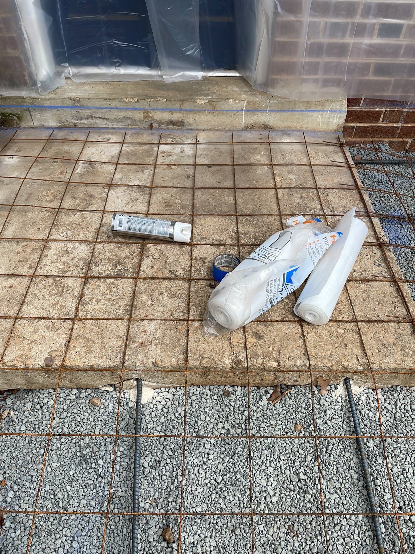 New walkway with stairs and a new front porch by Fairfax Contractors, LLC