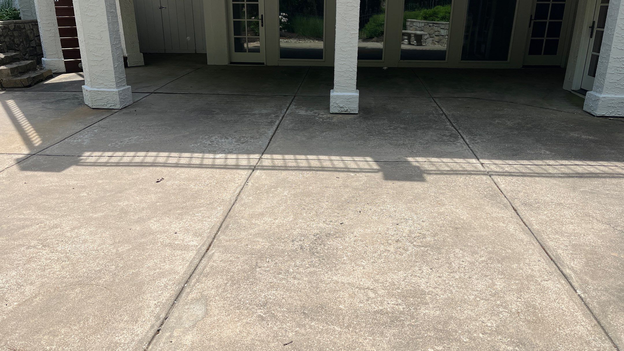 Pool Deck Resurface W/ Custom Scoreline - Olathe, KS by Big Red Decorative Concrete, LLC