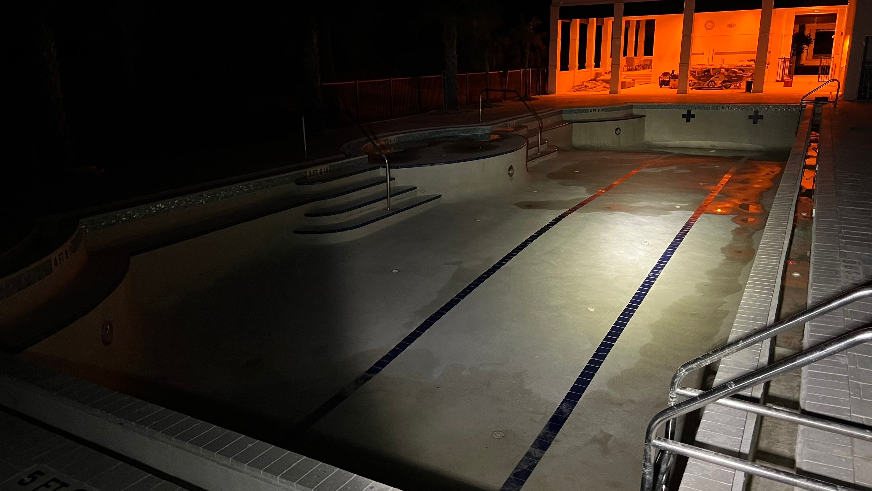 Beachside Community Club Pool Cleanout by APS Power & Water