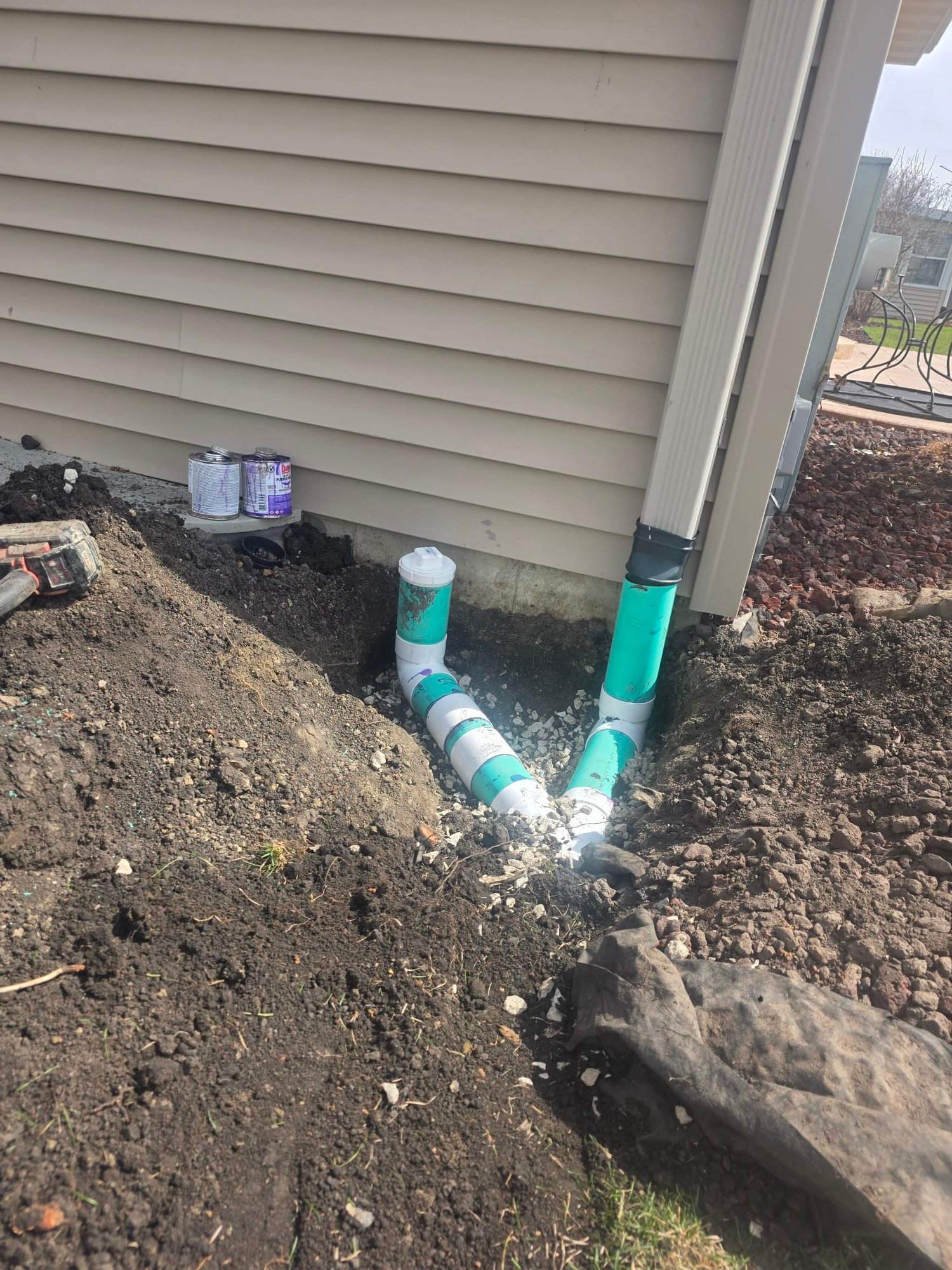 Exterior Storm Drainage Installation in Shorewood, IL by Allied Water Services