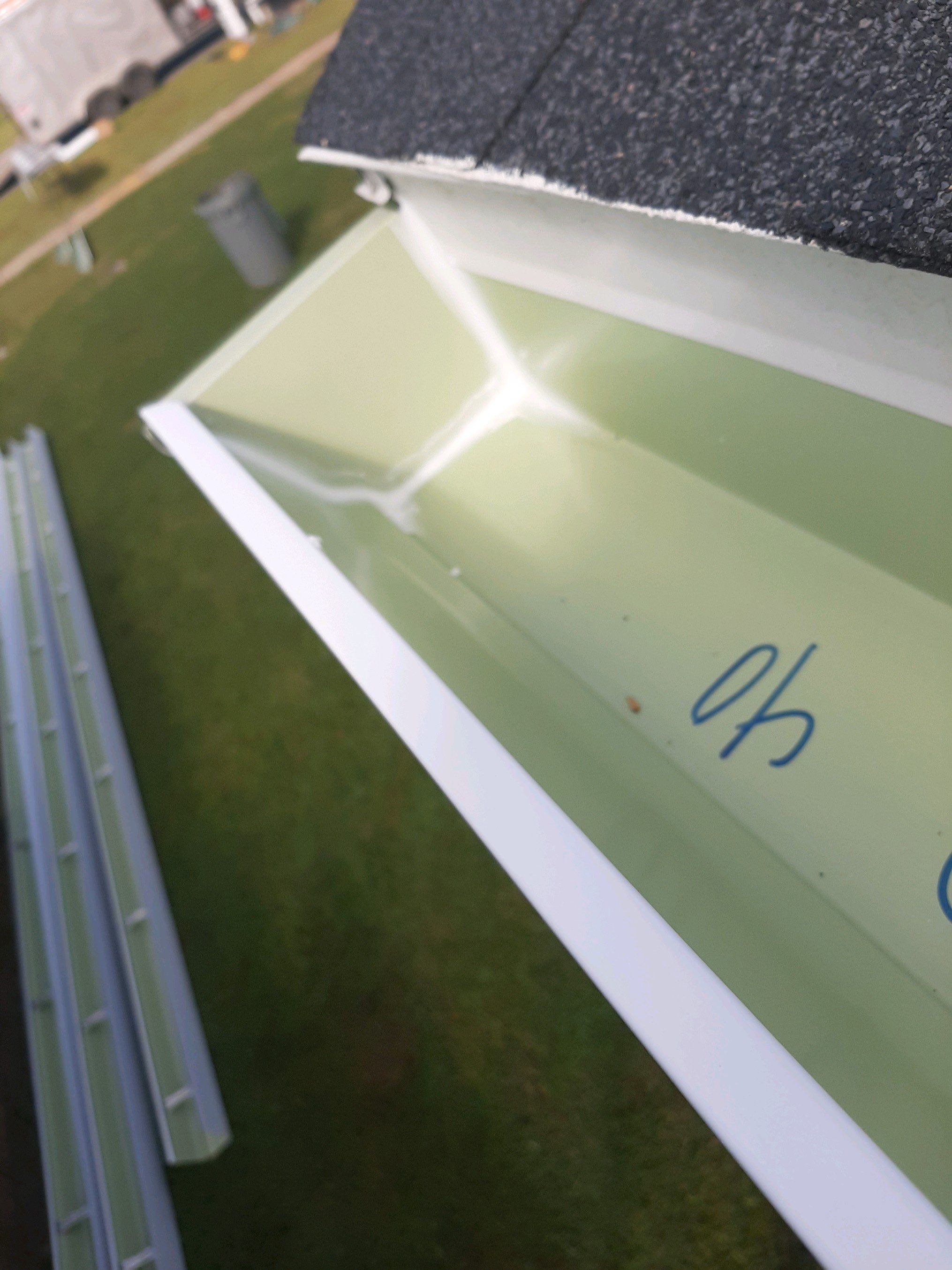 Gutter Installation using K-Style Seamless Gutters by Gutter Professors