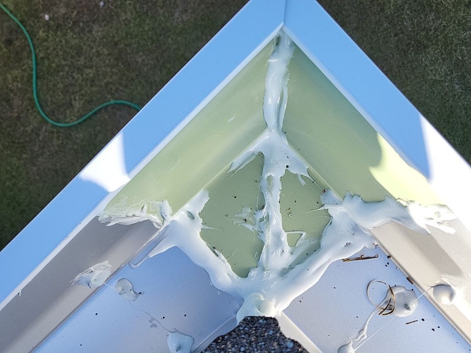 Gutter Installation using White K-Style Gutters by Gutter Professors