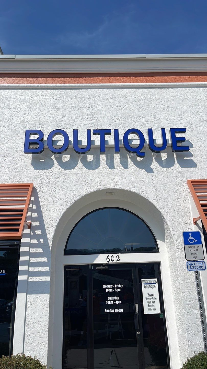 Channel Letters for Boutique by SignCrafters