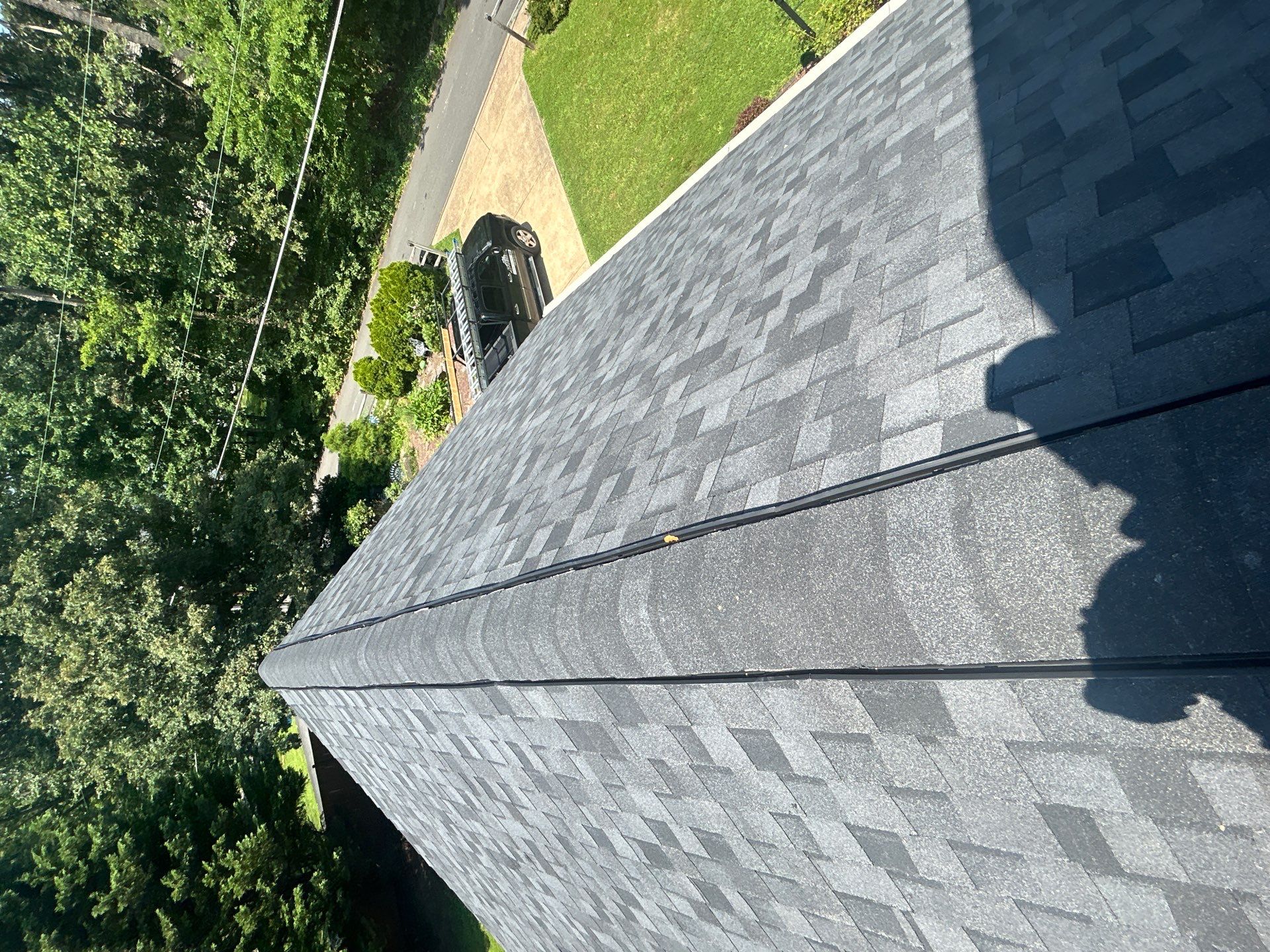 Lorton: Residential Roof with CertainTeed Landmark Pro in Max Def Moire Black by RM Banning, Inc.