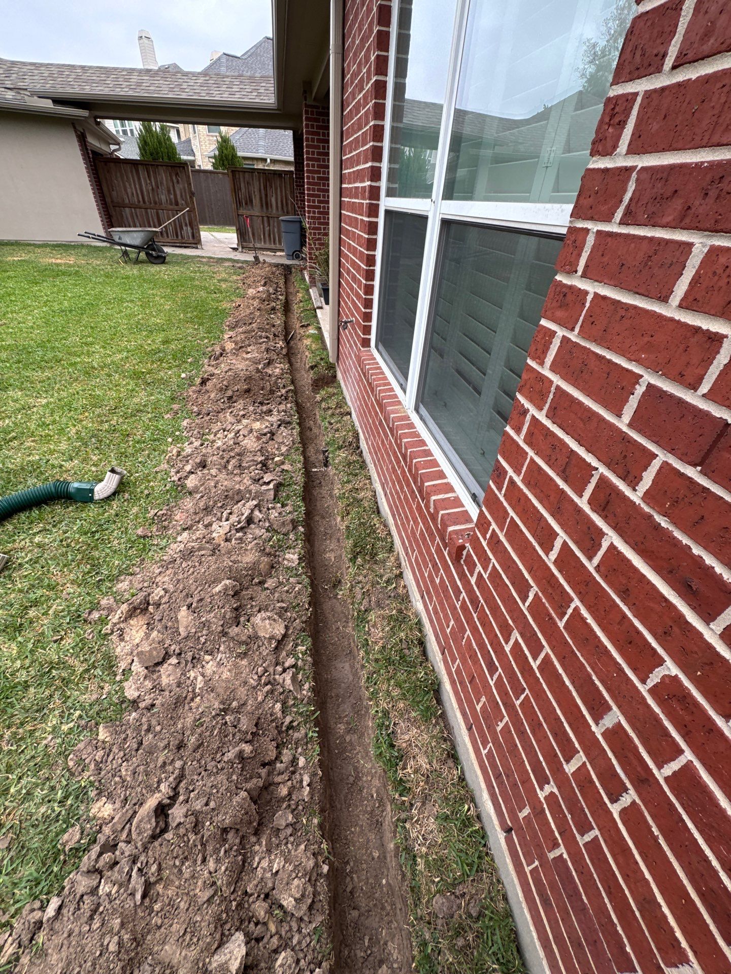 🌟 Steven’s Garage & Backyard Drainage Makeover by Texas Urban Elements