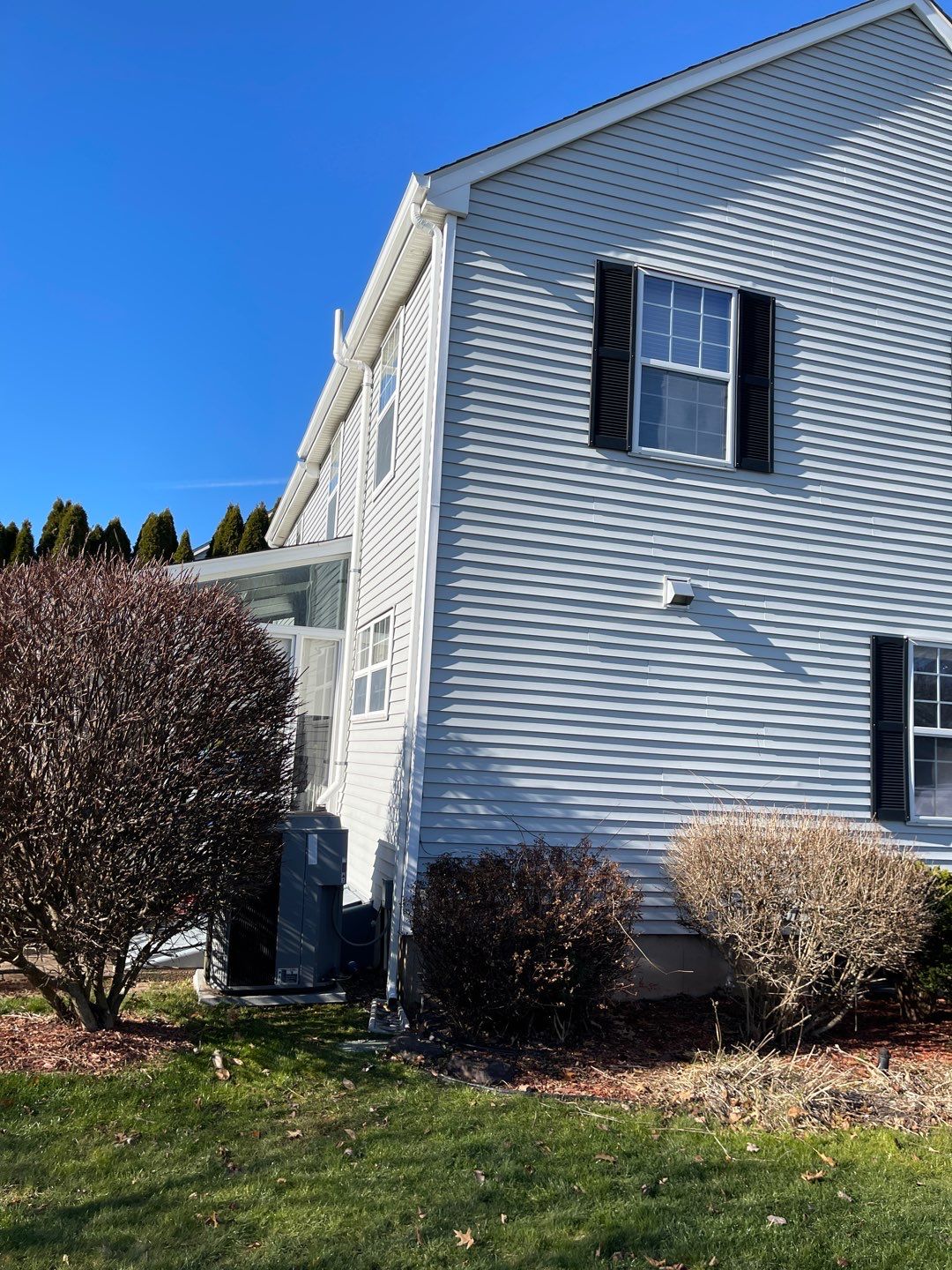 Gutter Installation using White gutters by A Plus Exterior