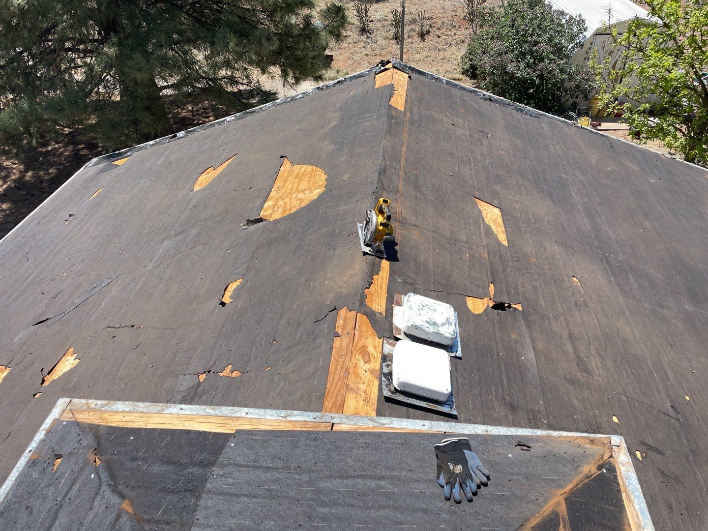 Architectural Shingle Roof Replacement with gutters and downspouts for Edgewood Home by Doyle Roof Masters Inc
