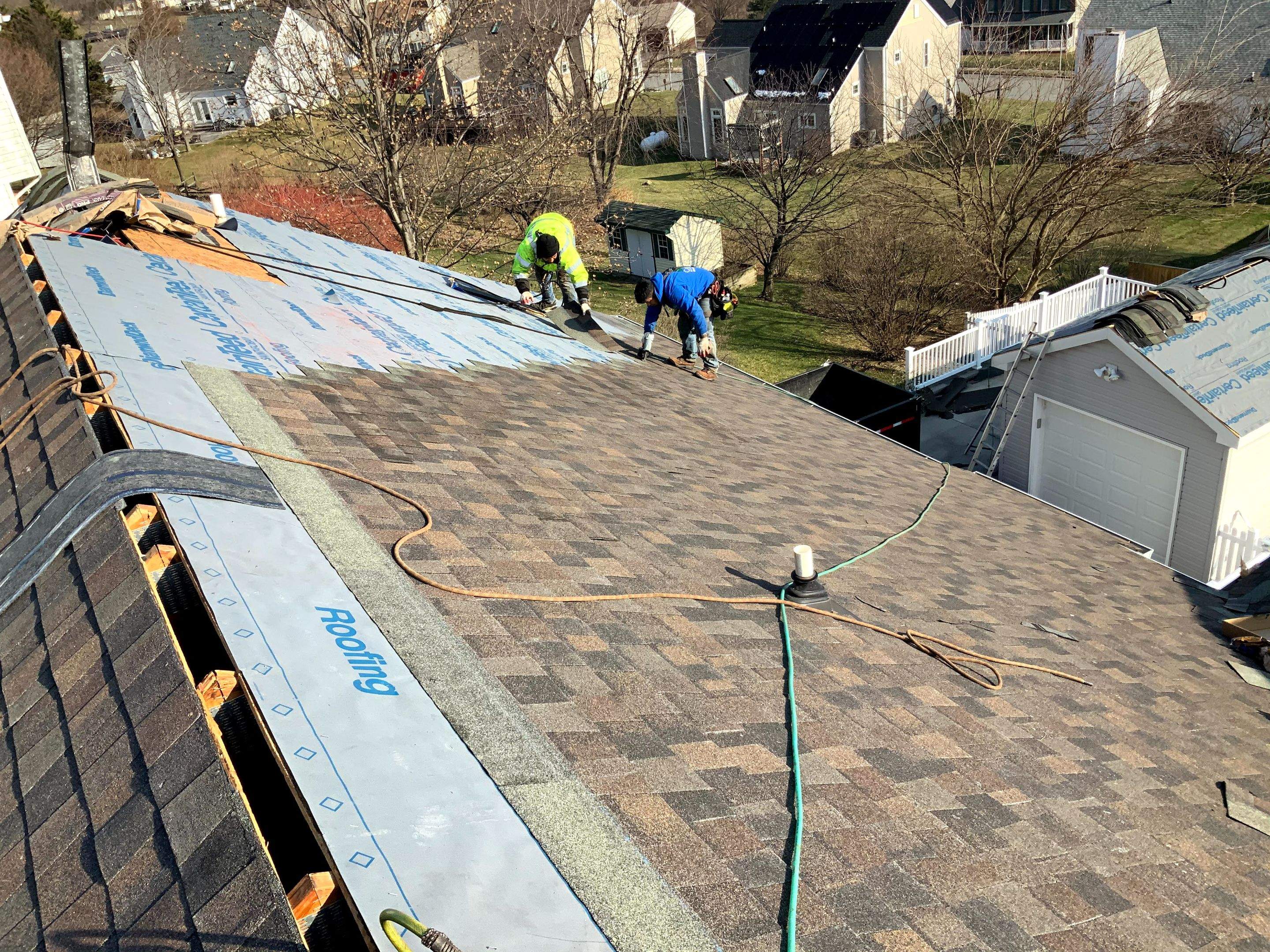 Residential Roofing Installation using CertainTeed Shingles by Alpha Design Services
