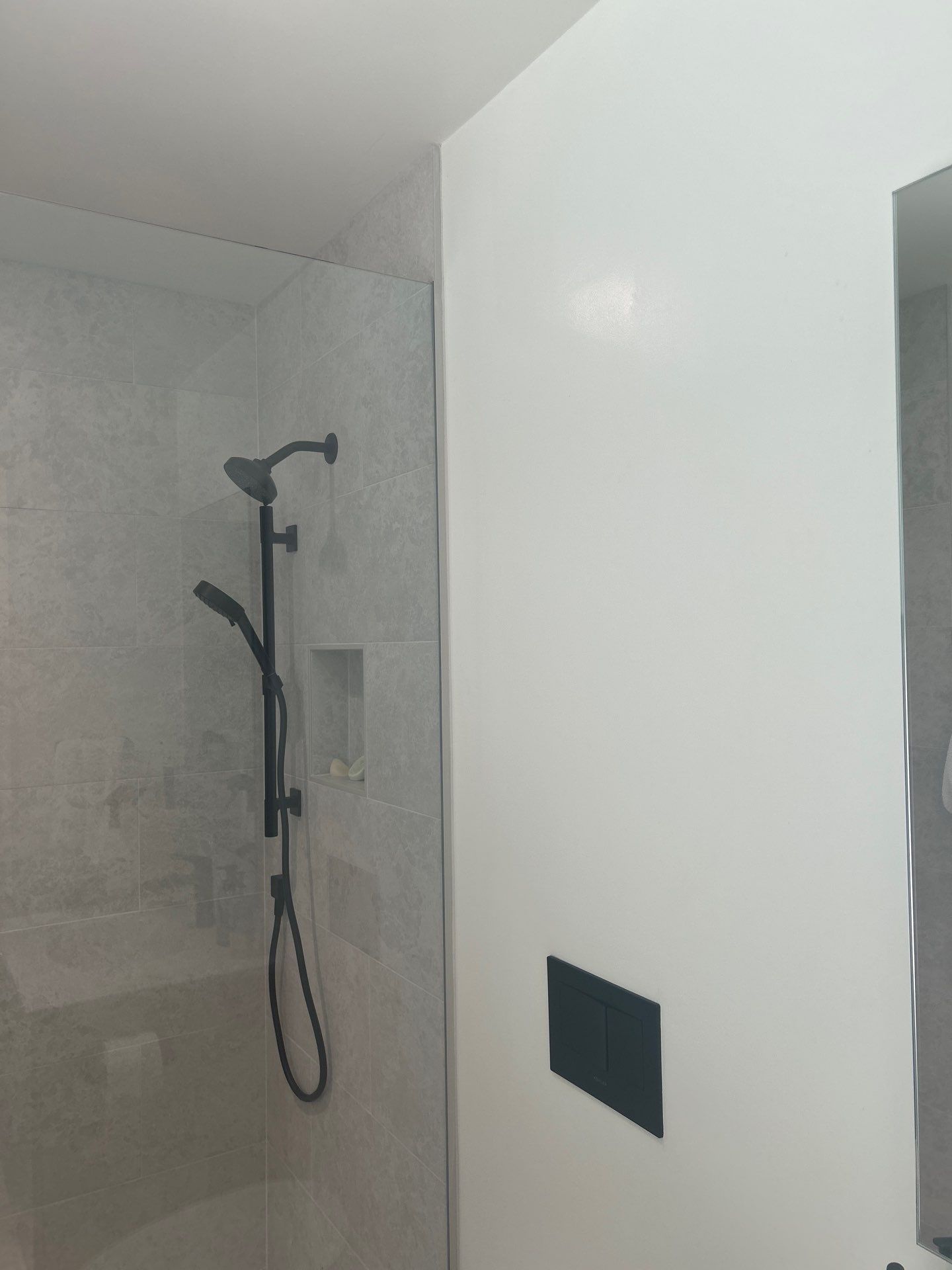 Bathroom Remodel using Tempered Shower Glass by Cheshire Glass Company