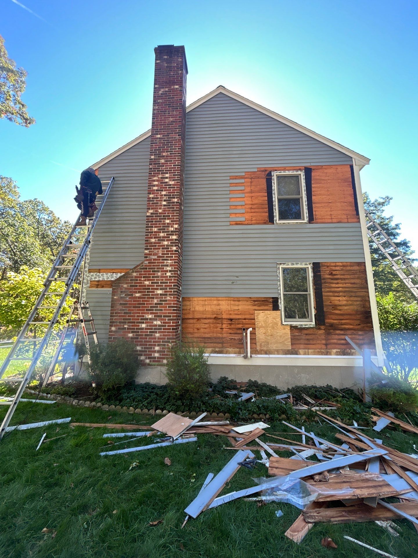 Clapboard, Trim & Gutter Replacement – Groton, MA by Mighty Dog Roofing of Greater Middlesex County