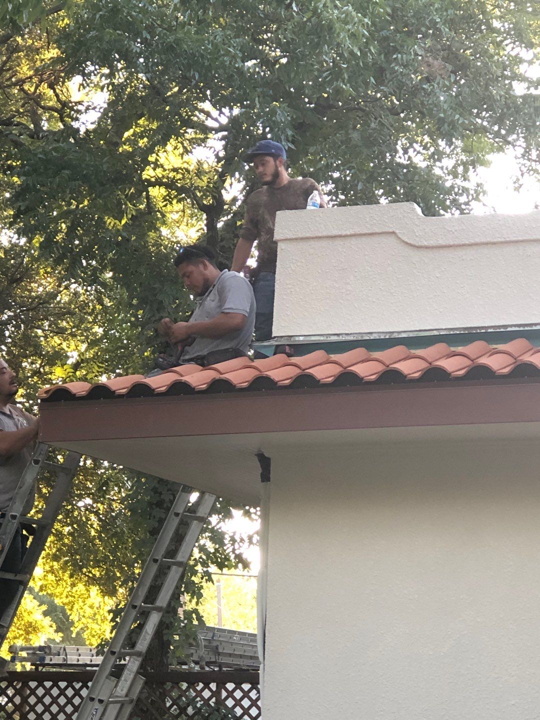 Tile roof project by Springtree Restoration 