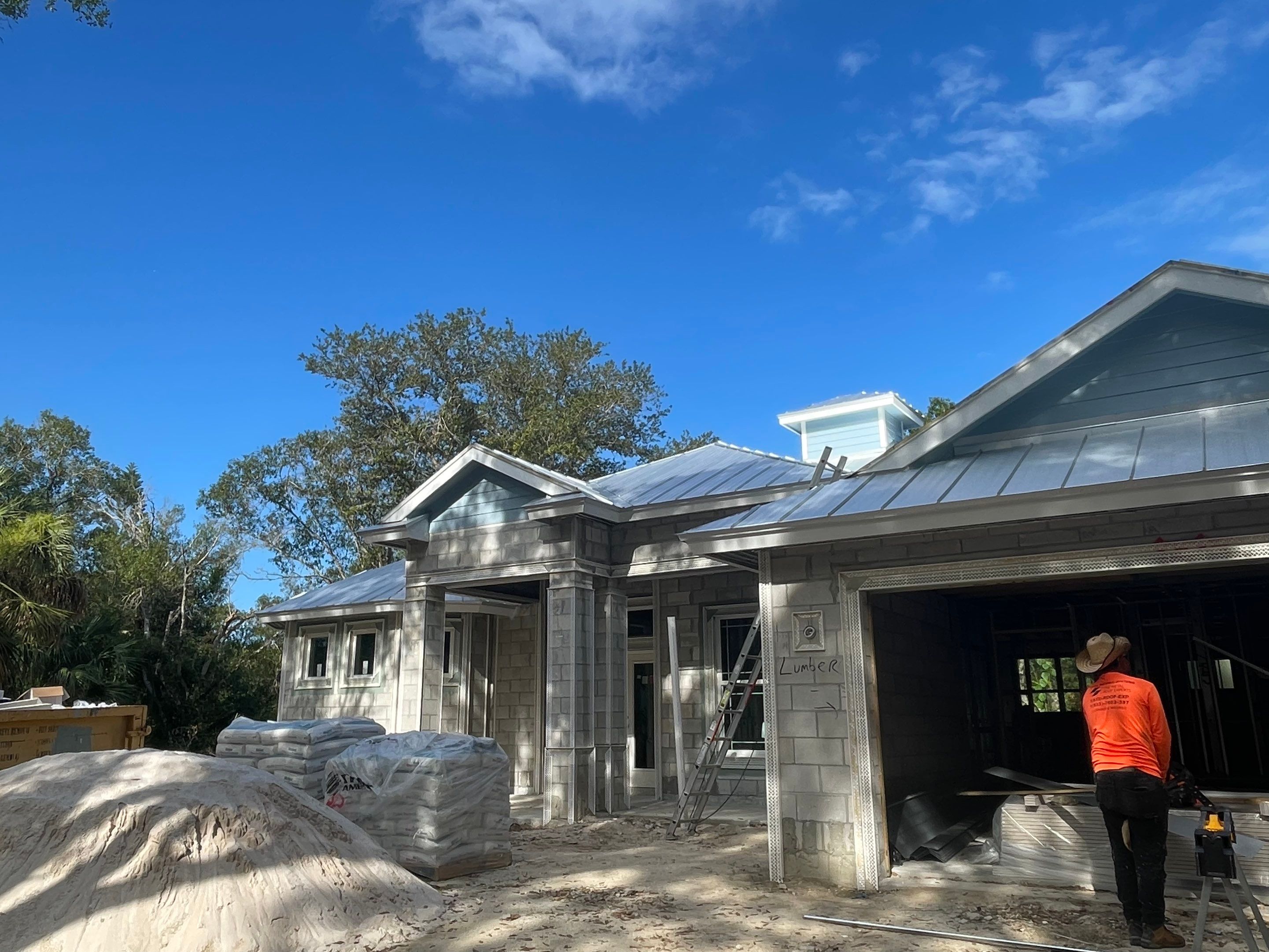 24ga 1" Nail-Strip Mill Finish by Total Roofing System The Metal Roof Experts