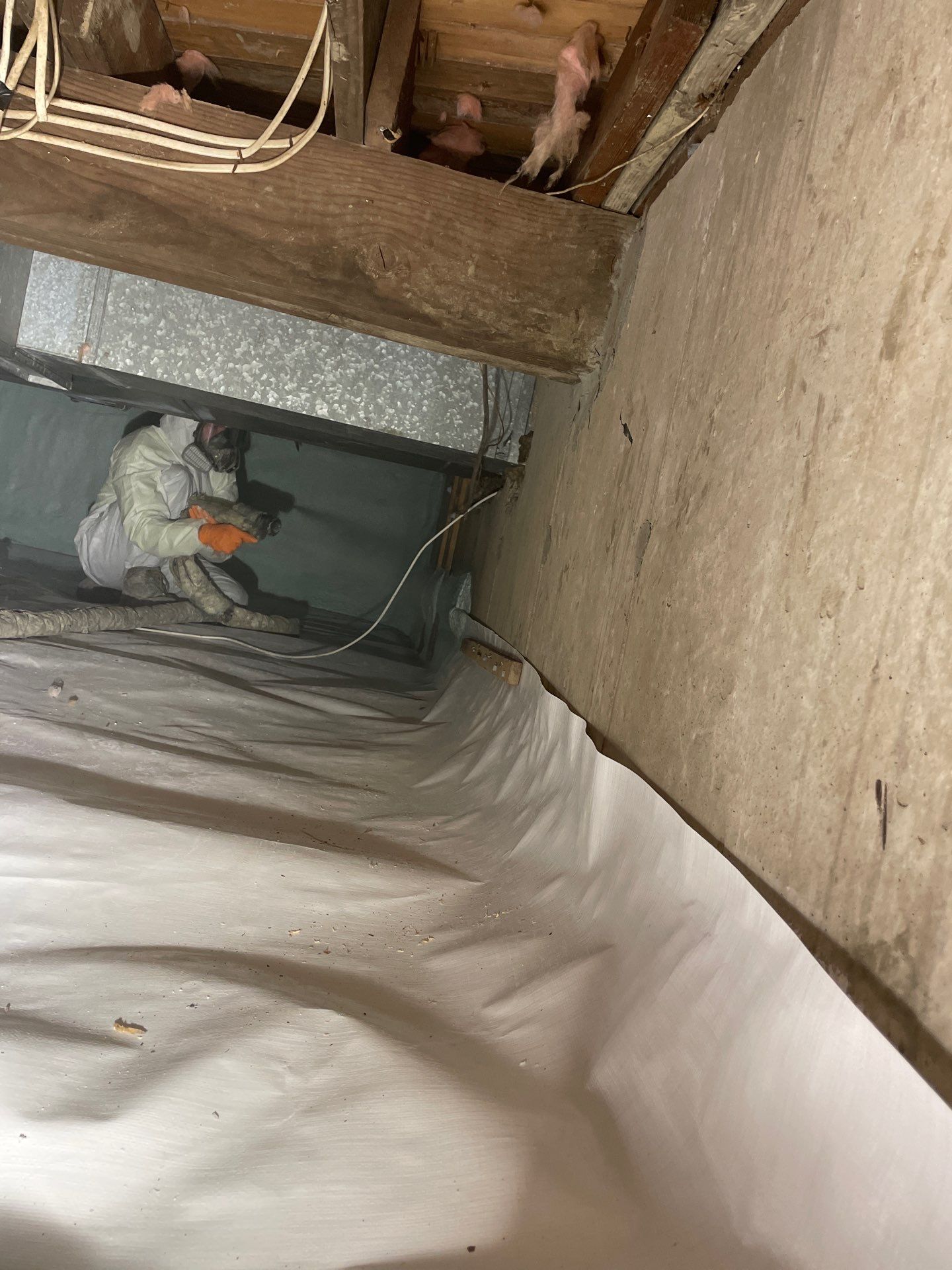 Attic Insulation using open cell spray foam by NYS Foam & Energy