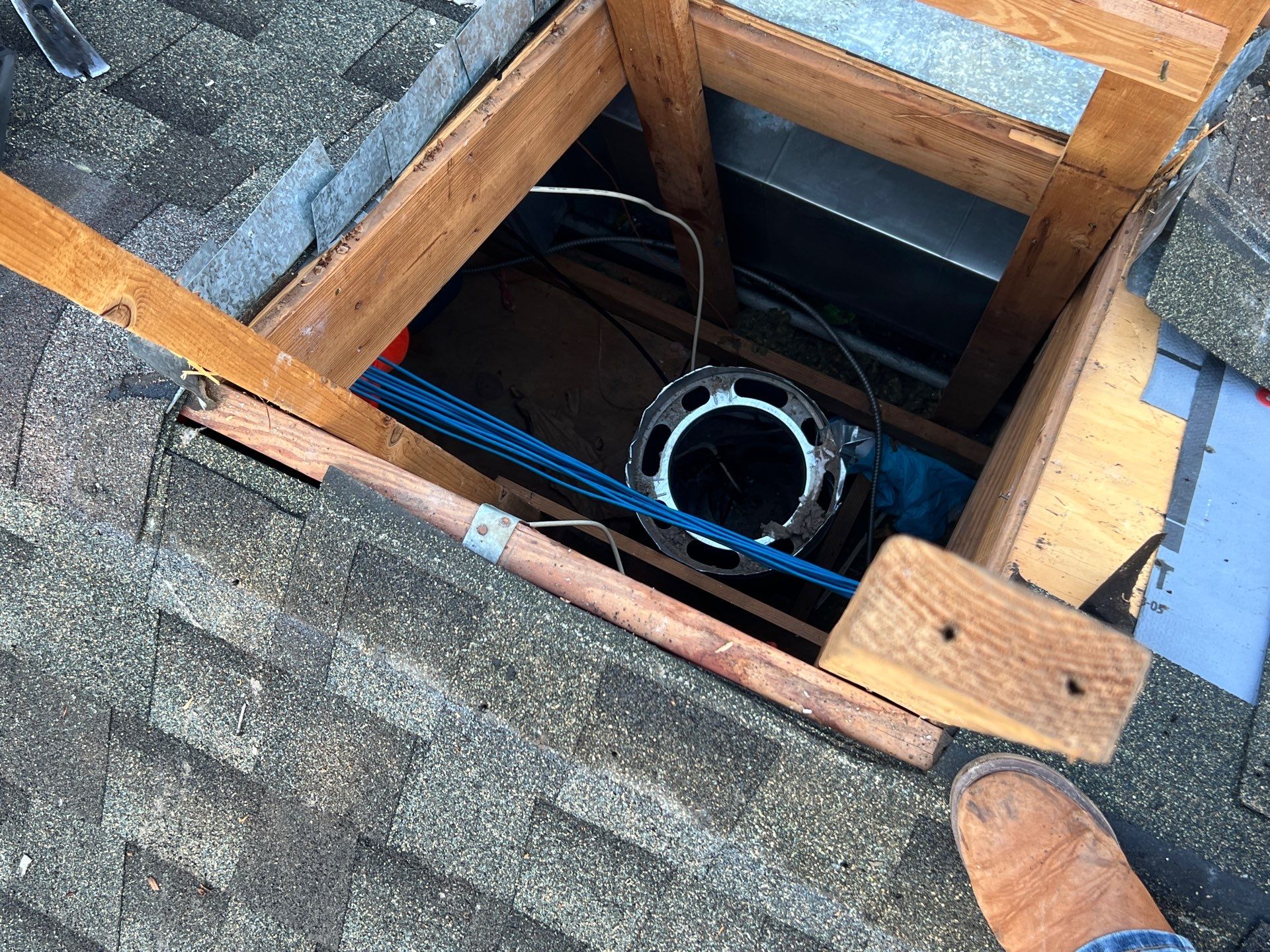 Hail Damage using Metal by Roof Repair Services LLC