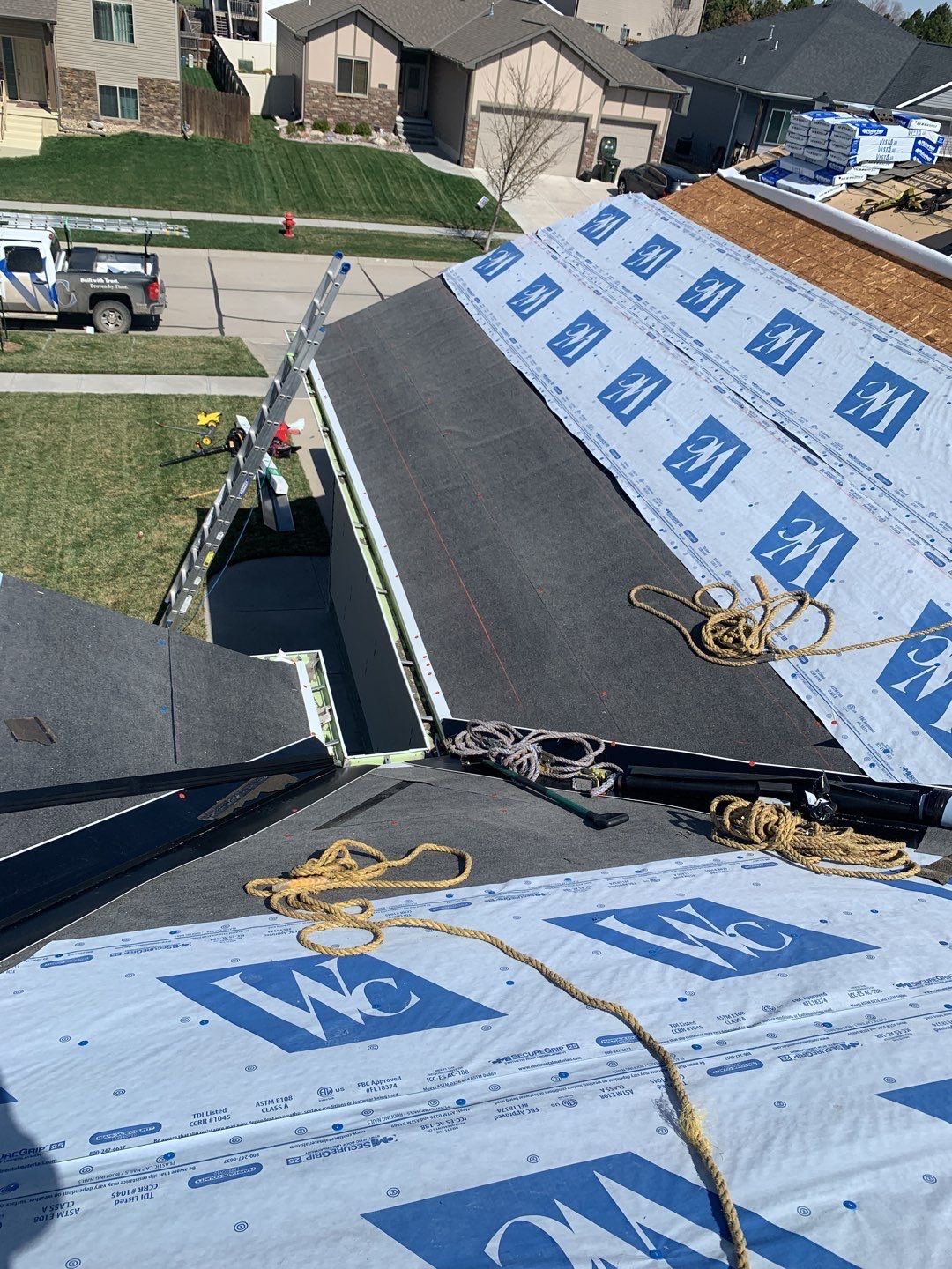 Residential Re-roof by White Castle Roofing