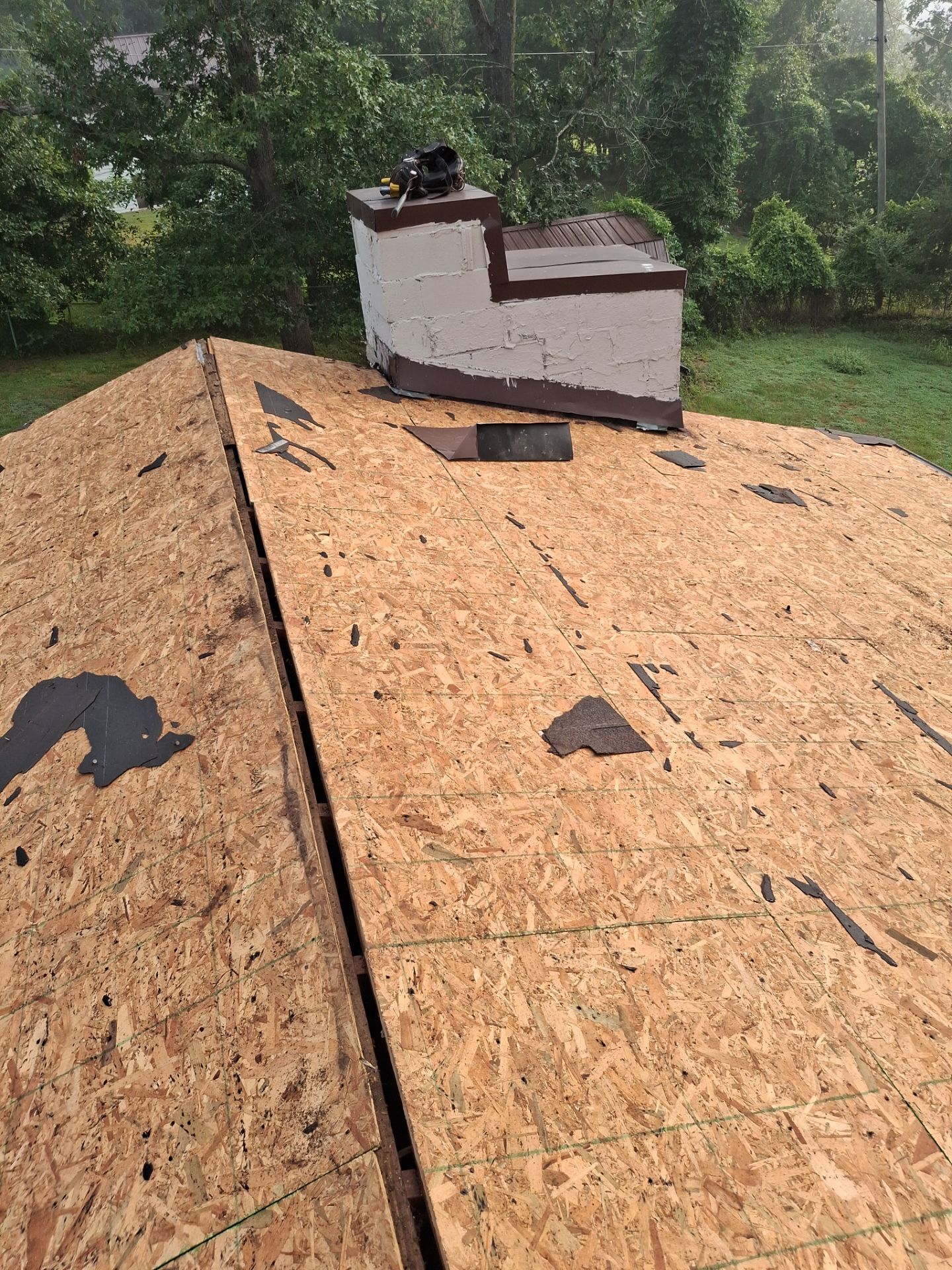 Residential Roofing Installation using GAF Timberline HDZ Barkwood by Rainstoppers Roofing