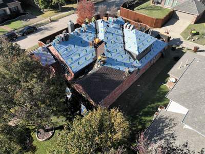 Residential Roofing Installation using CertainTeed Landmark Burnt Sienna