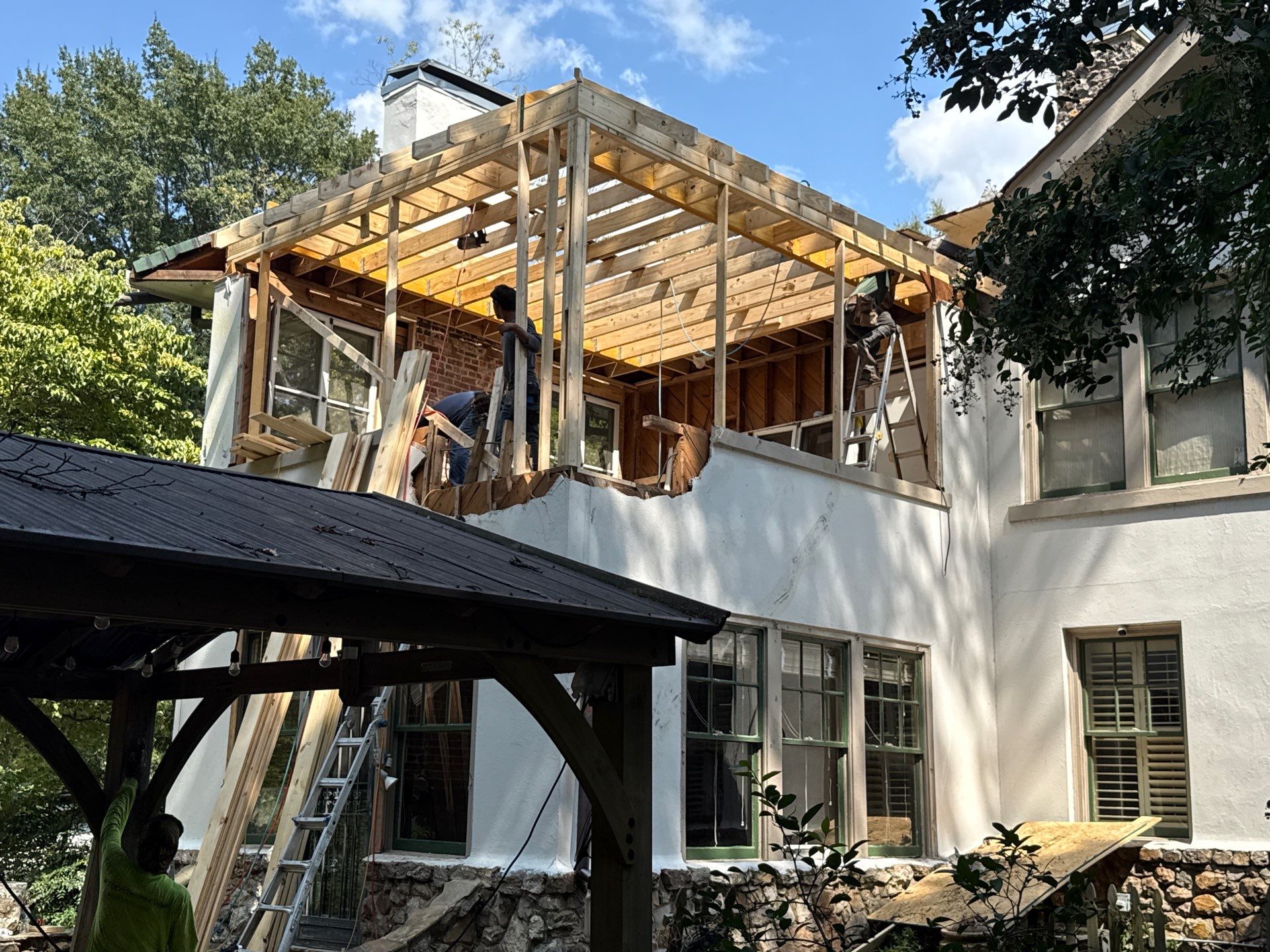 Memphis Home Restoration and Copper Gutter Installation Following Tree Damage by Revival Roofing Services