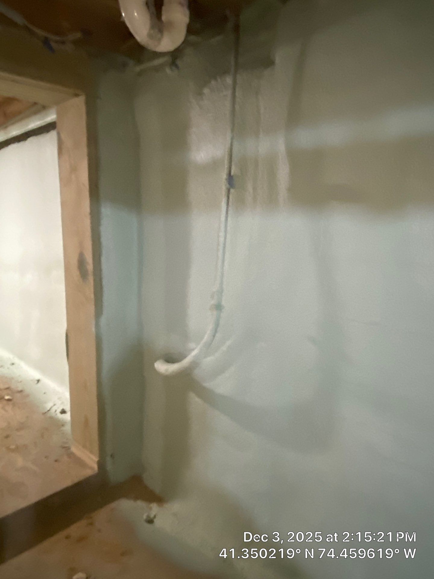 Basement Exterior Walls using Closed Cell Spray Foam by NYS Foam & Energy