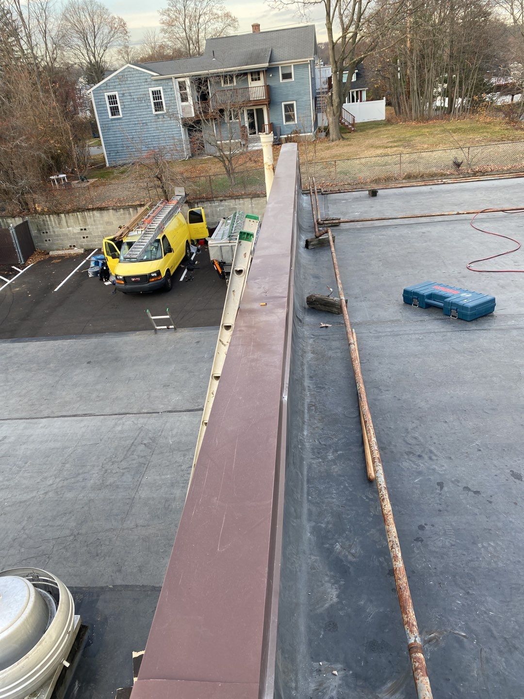 Commercial Roofing Installation using EPDM  by A Plus Exterior