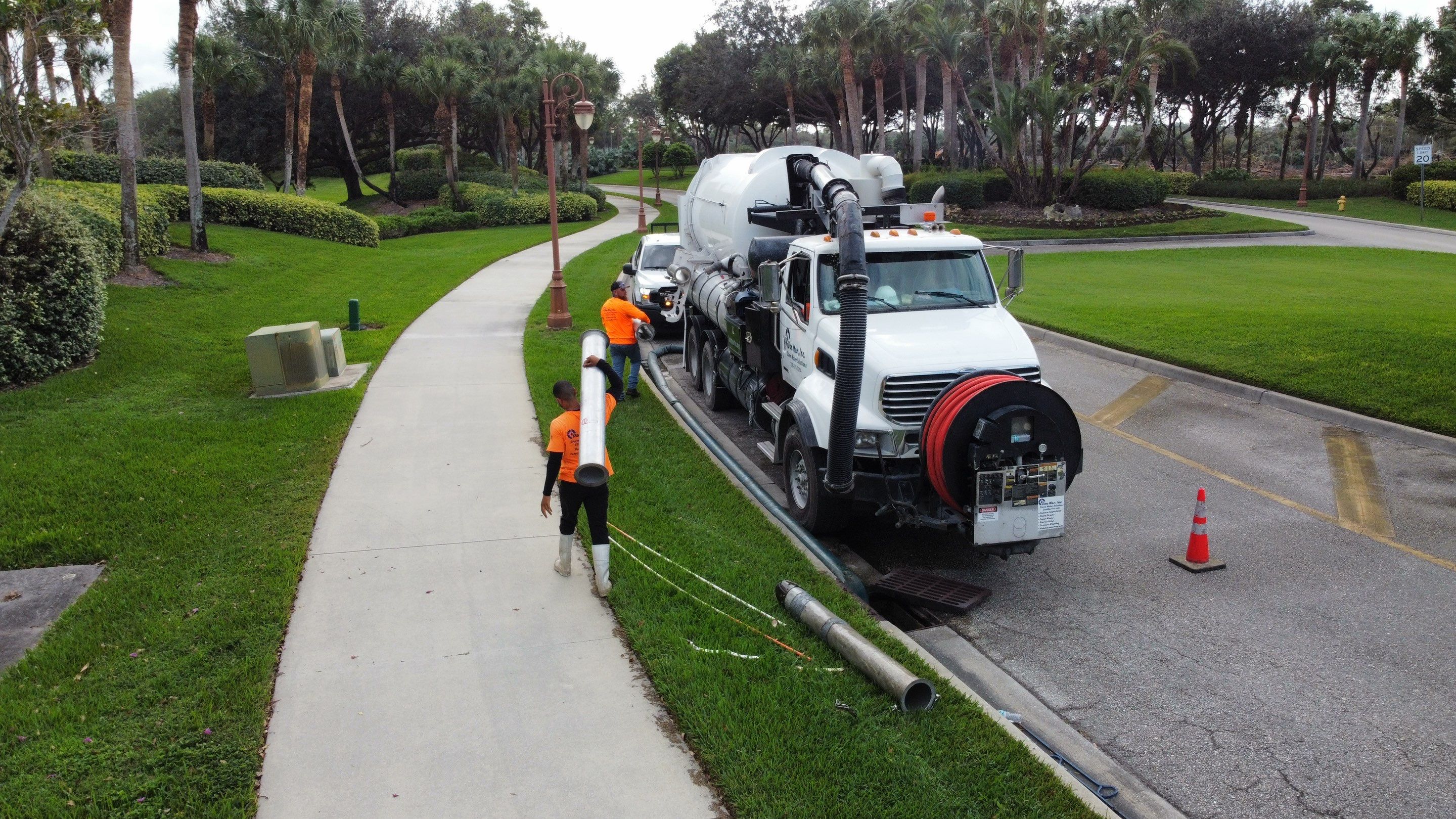 Community Stormwater System Catch Basin Cleaning by APS Power & Water