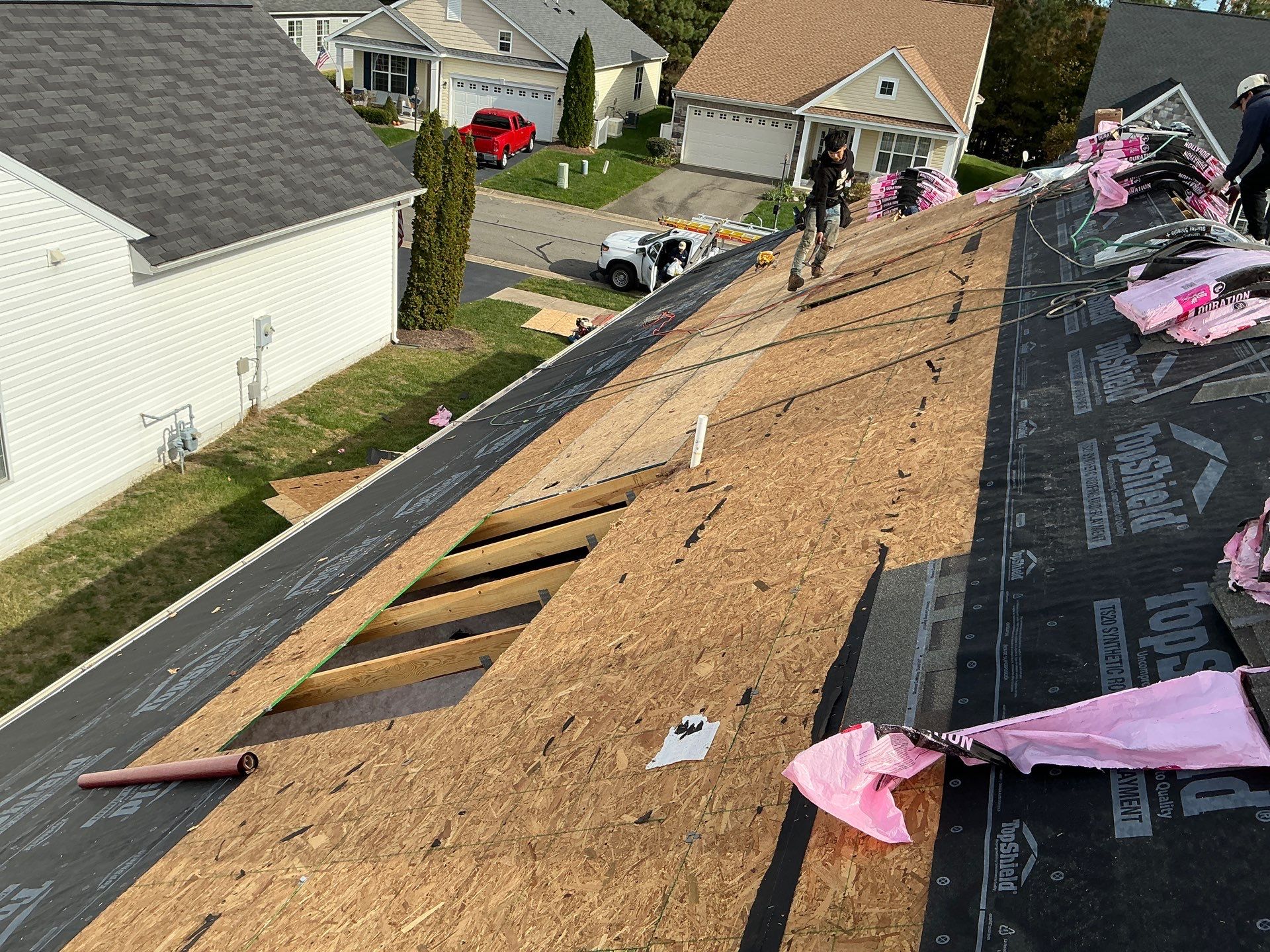 Comprehensive Roof Replacement with Owens Corning Duration Shingles in New Kent by Cade Construction