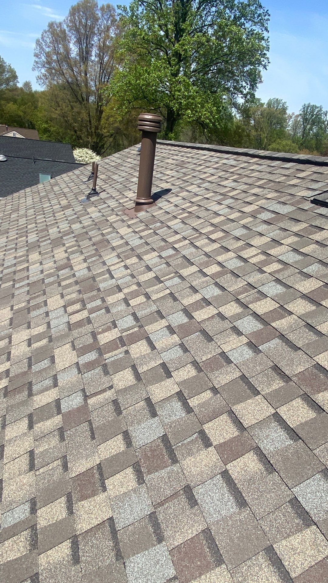 Burke: Residential Roof Replacement with CertainTeed Landmark Pro in Max Def Weathered Wood by RM Banning, Inc.