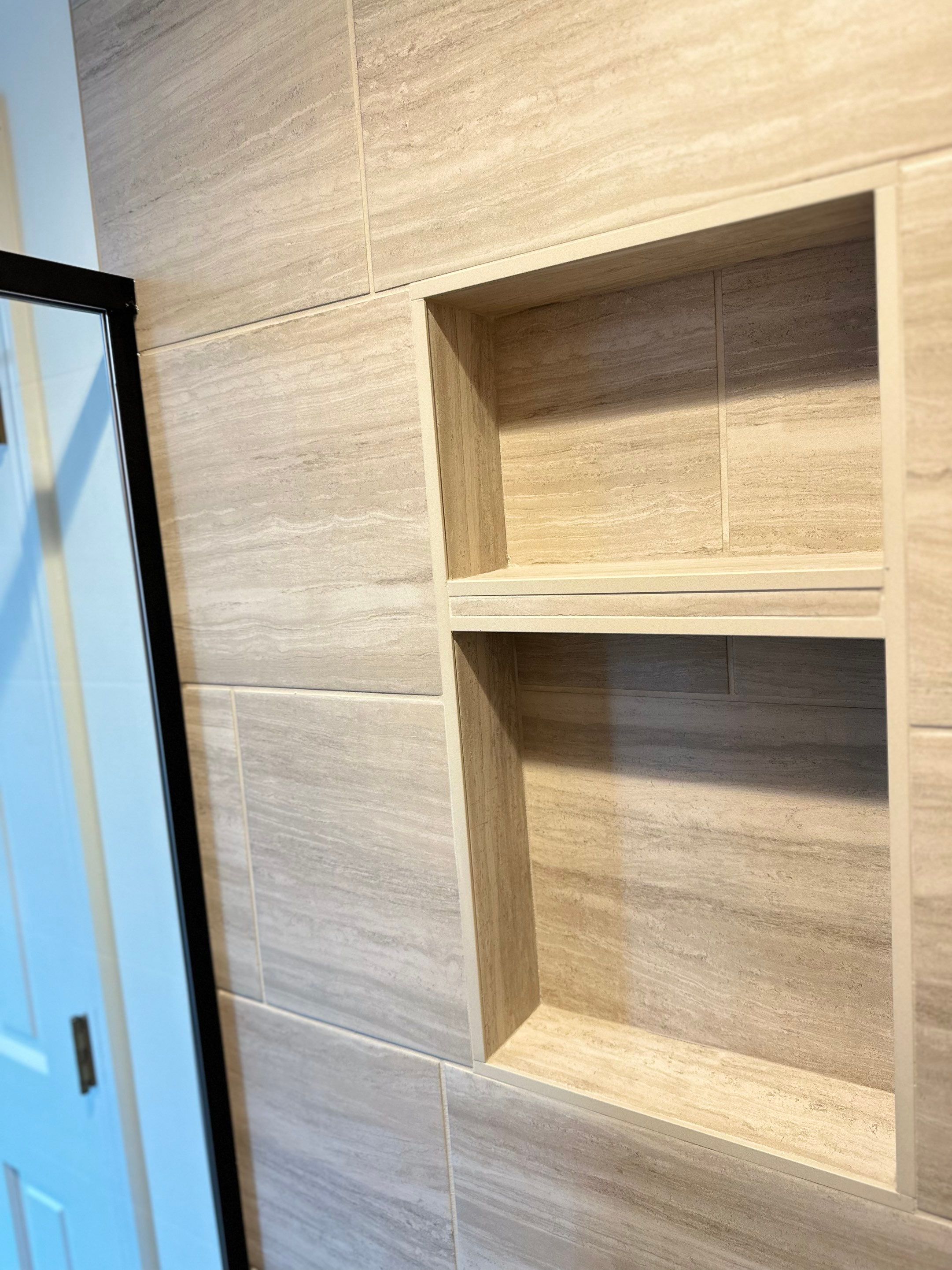 West Omaha Spa-Style Primary Bath Refresh by Bennett Design + Build