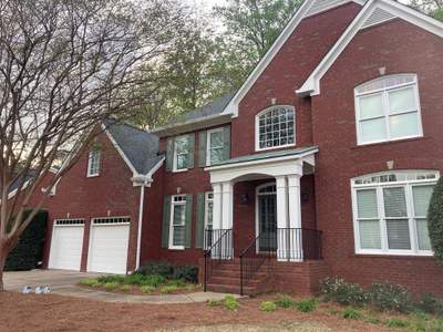 James Hardie Siding Replacement, Rotten Wood Replacement, Exterior Painting, and Front Porch Column Replacement