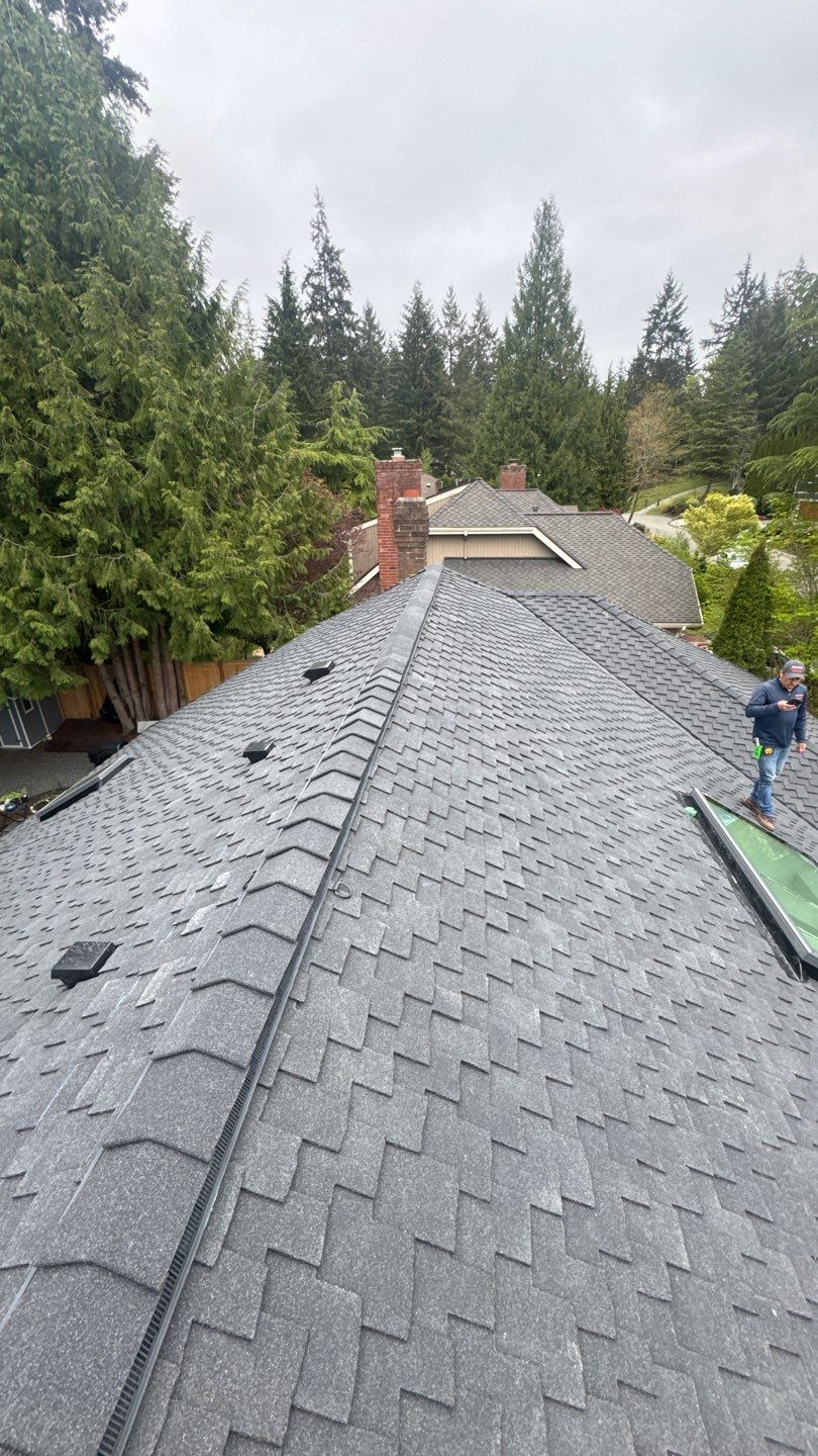 Residential Roofing Installation using GAF UHDZ Shingles by Roofing Formula LLC