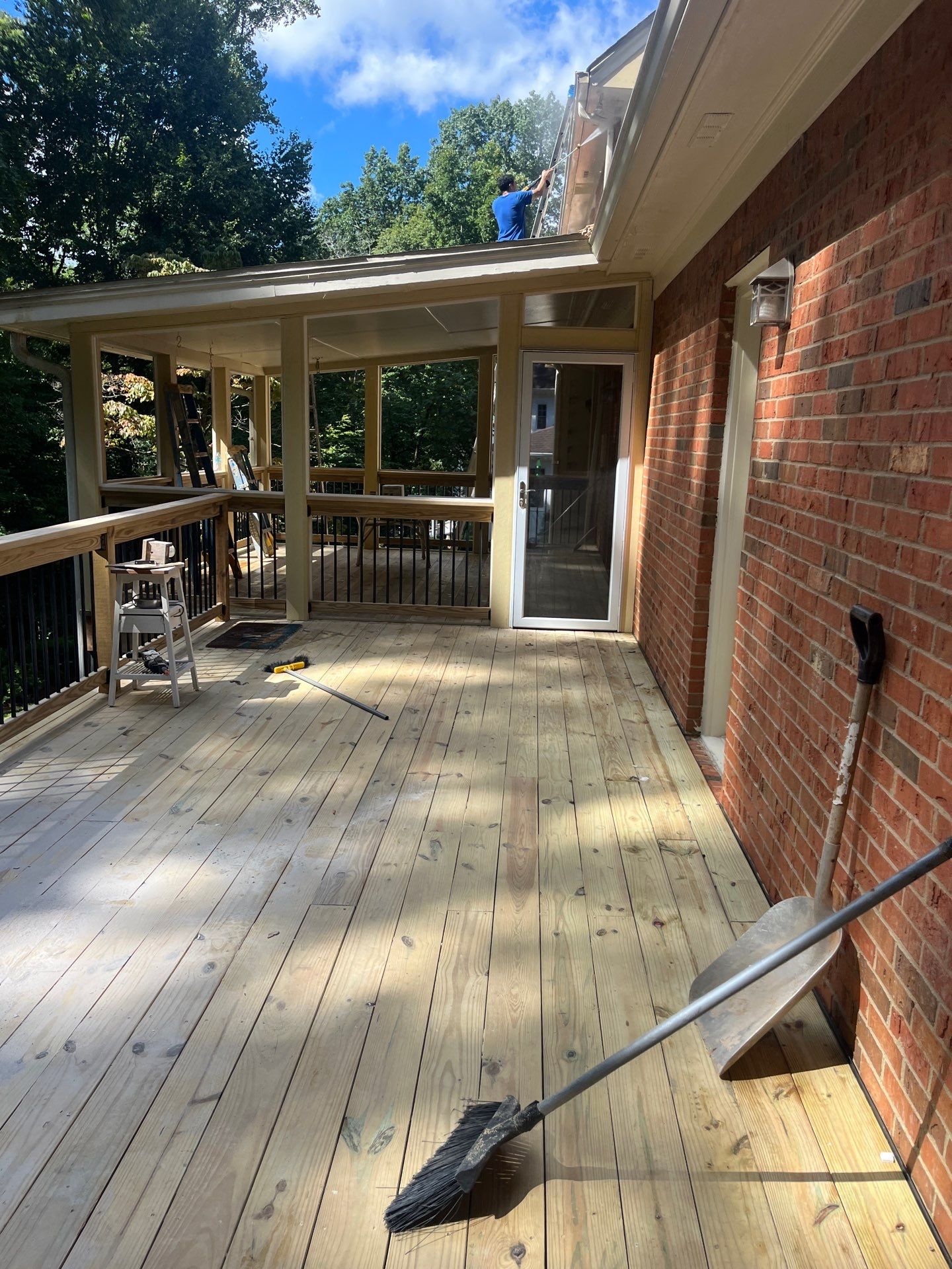 Stone Mountain, GA Rotted Wood & Shutter Replacement, Exterior Paint, and Deck Resurface by Nelson Exteriors